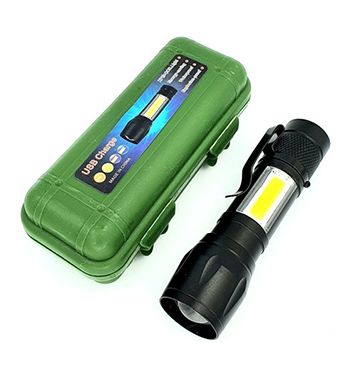 Mini Lanterna Led Tática Recarregável