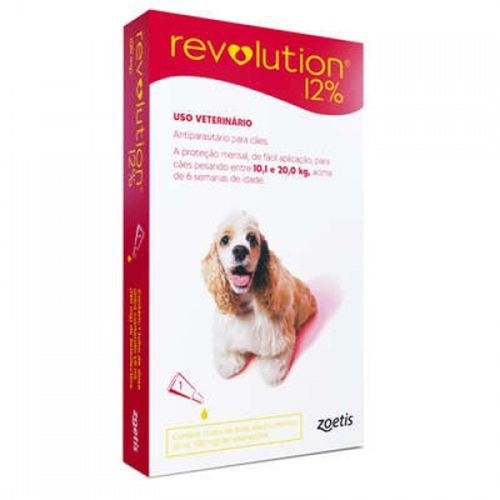 Revolution 12% para Cães 10,1a 20,0kg