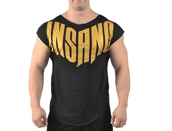 Camiseta Masculina Bodybuilding - INSANO | Roupas de qualidade
