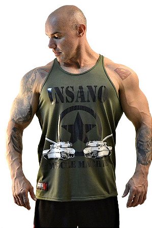 INSANO | Regata Nadador Masculina Military - INSANO | Roupas de qualidade