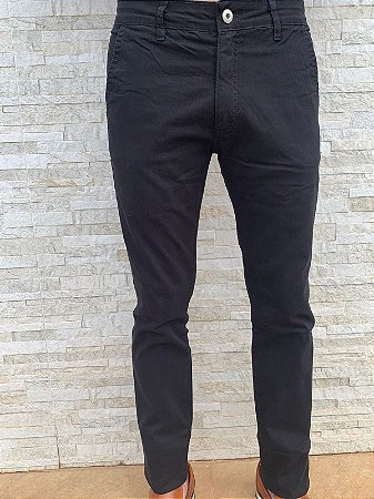 Calça Alfaiataria - Bolso Faca - Preta