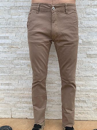 Calça Alfaiataria - Bolso Faca - Marron