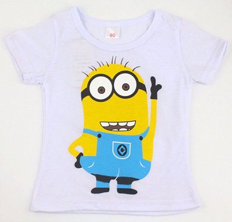 Camiseta dos Minions - Branca