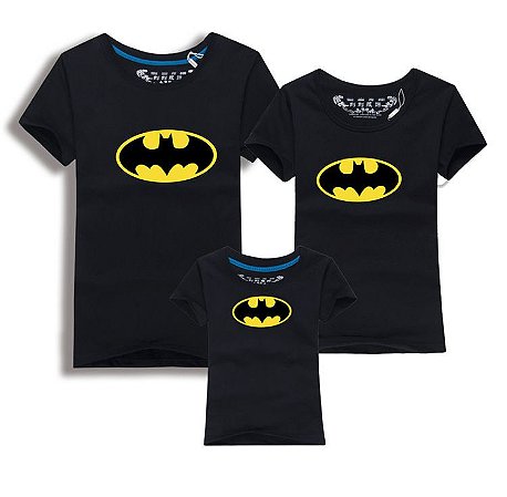 Camiseta Infantil  Batman Preta