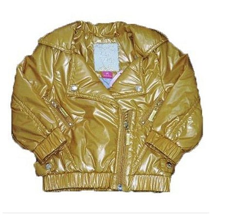 Jaqueta Lilica Ripilica Baby - Mostarda Metalizada