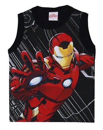 Regata do Homem de Ferro - Preta - Brandili