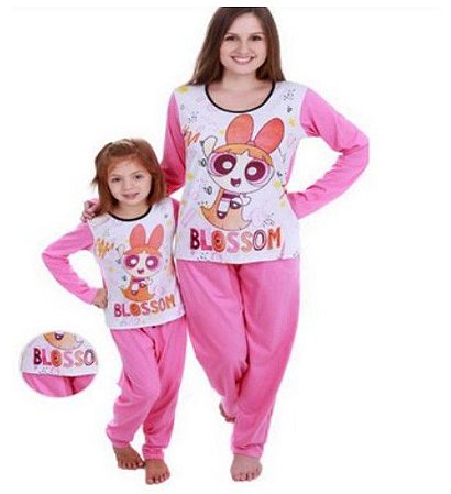 Pijama infantil Meninas Superpoderosas - Rosa