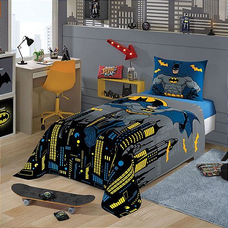 Jogo de Cama Infantil Batman 2 Peças - Lepper