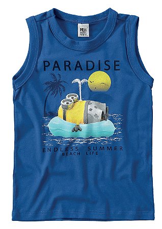 Regata Infantil Minions - Azul - Malwee