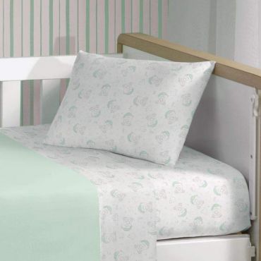 Jogo de Cama 3 Peças Bebê Unicórnio Rosa - Lepper