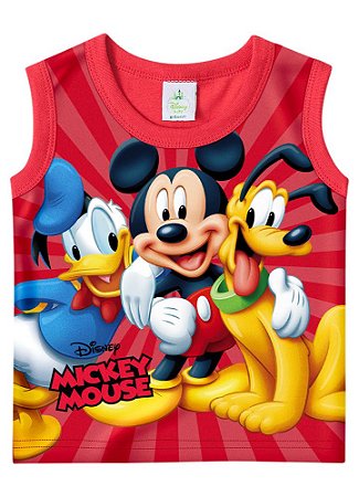 Regata Turma do Mickey - Vermelha - Disney Baby