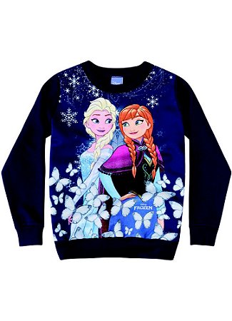 blusa de frio da frozen