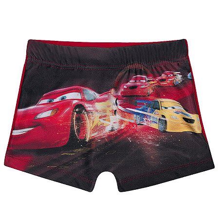 Sunga Boxer Bebê Menino Carros Vermelho - Tiptop