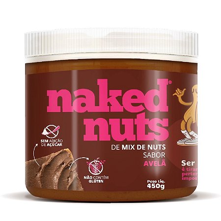 Pasta de Mix de Nuts Avelã Com Chocolate 450g - Naked Nuts