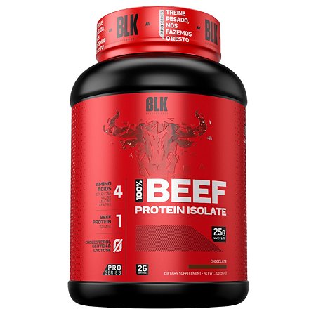 100% Beef Protein Isolado Chocolate 907g - BLK Performance