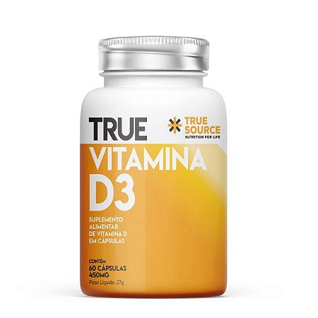 True Vitamina D3 2000UI 60 Cápsulas - True Source