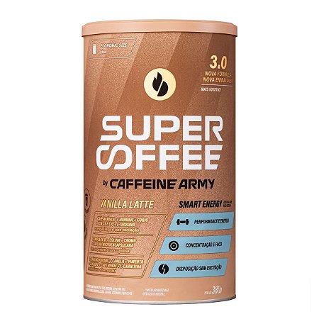 SuperCoffee 3.0 Economic Size Vanilla Latte 380g - Caffeine Army