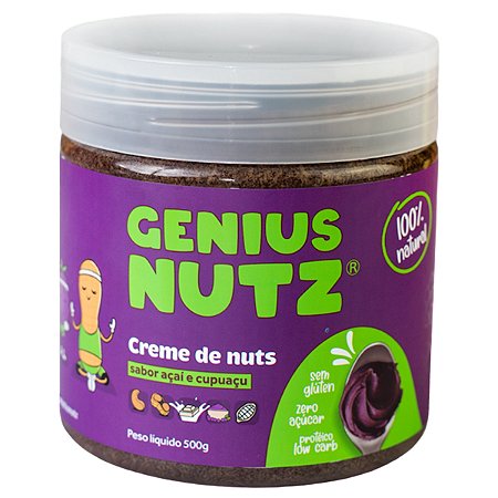 Creme De Nuts Açaí E Cupuaçu 500g - Genius Nutz