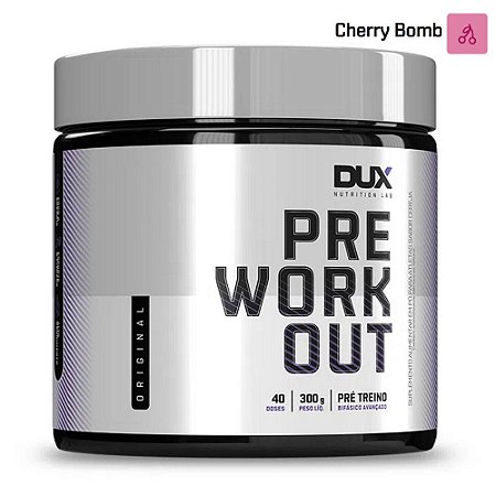 Pre Workout Original Cherry Bomb 300g - Dux Nutrition