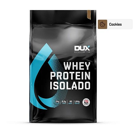 Whey Protein Isolado Cookies 1800g - Dux Nutrition