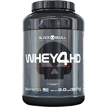 Whey 4HD 900g - Black Skull