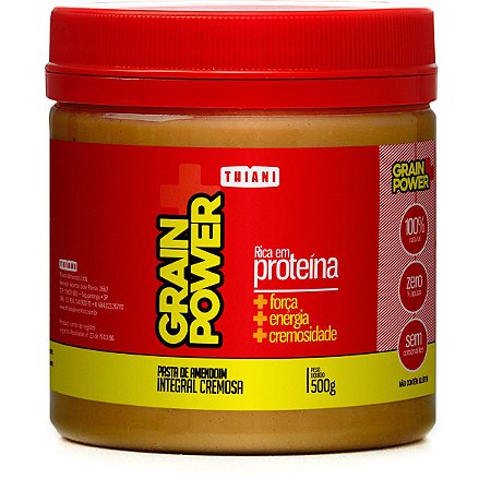 Pasta De Amendoim Integral 500g - Thiani Alimentos