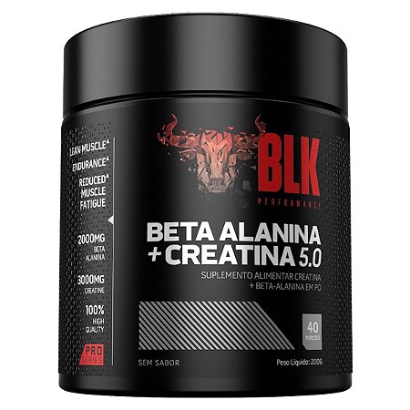 Beta Alanina 200g + Creatina 5.0 200g - BLK Performance