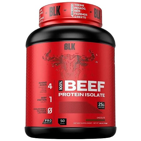 100% Beef Protein Isolado Chocolate 1752g - BLK Performance