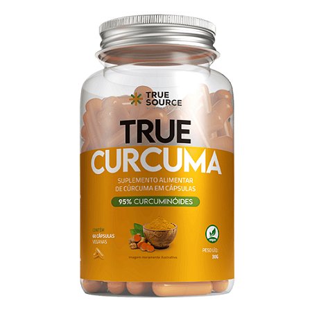 True Curcuma 500mg 60 Cápsulas - True Source
