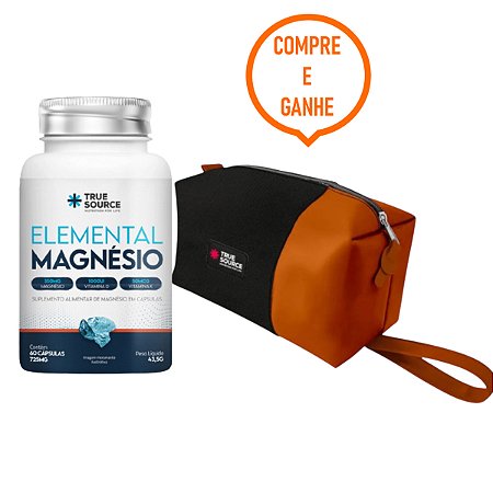 Elemental Magnésio 725mg 60 Cápsulas - True Source