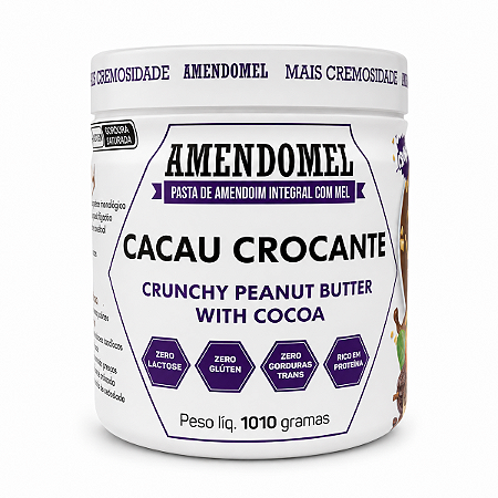 AmendoMel Crocante Com Cacau 1kg