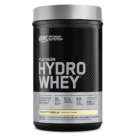 Whey Platinum Hydro Baunilha 1.76LB (800G) - Optimum Nutrition