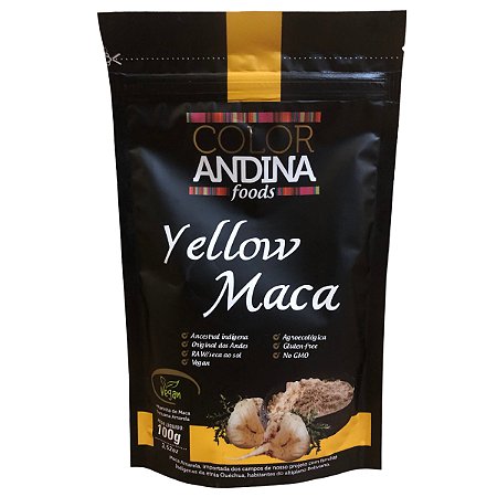 Maca Peruana em Pó Amarela 100g - Color Andina (Val. 20/05/2024)