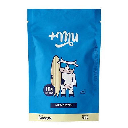 Whey Concentrado +Mu Baunilha 900g - Mais Mu