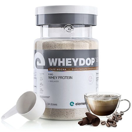 WheyDop Iso Café Mocha 900g - Elemento Puro