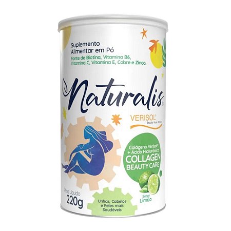 Colágeno Verisol Limão 220g - Naturalis