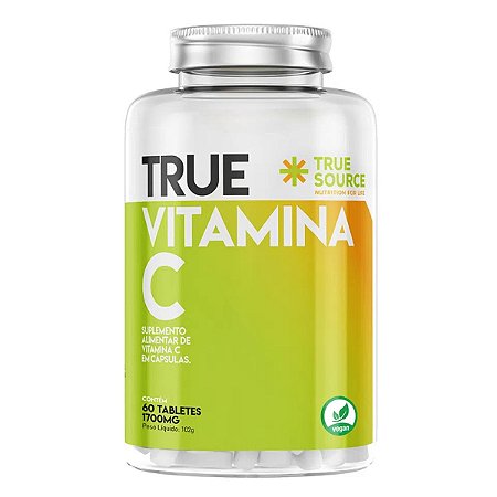 Vitamina C 60 Tabletes - True Source - (Validade 09/22)