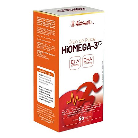 HiOmega - Ômega 3 EPA (540mg) 60 Cápsulas - Naturalis