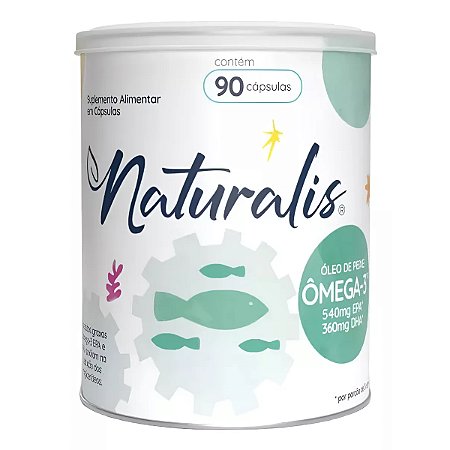 Óleo de Peixe Ômega 3 1000mg Naturalis 90 Cápsulas
