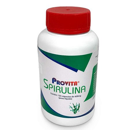 Spirulina Provita 120 Cápsulas - Naturalis