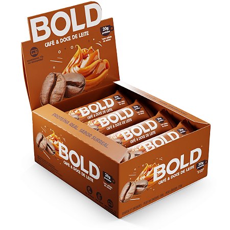 Bold Bar Café & Doce de Leite 12 Unidades - Bold Snaks