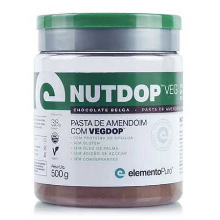 NutDop Veg Chocolate Belga 500g - Elemento Puro