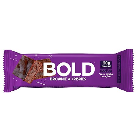 Bold Bar Brownie & Crispies 60g - Bold Snaks