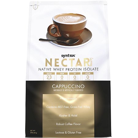 Nectar Whey Protein Isolado Cappuccino 907g - Syntrax