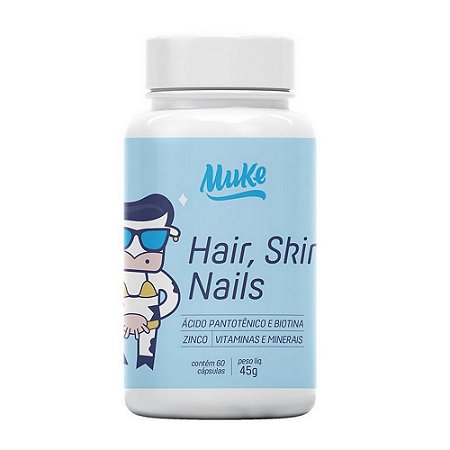 Hair Skin Nails Muke 60 Cápsulas - Mais Mu - (Validade 06/22)