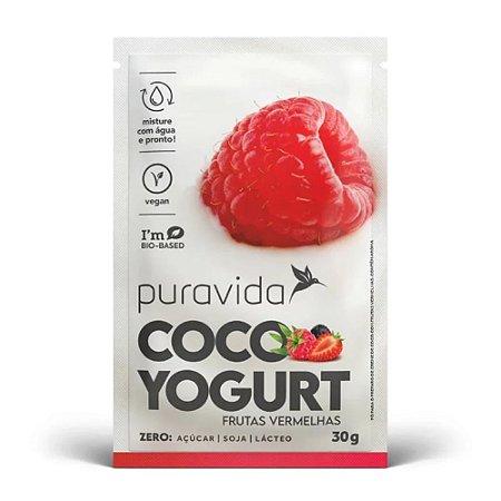 Coco Yogurt Frutas Vermelhas 30g - Pura Vida