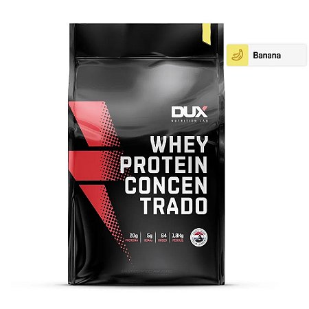 Whey Protein Concentrado Banana 1800g - Dux Nutrition