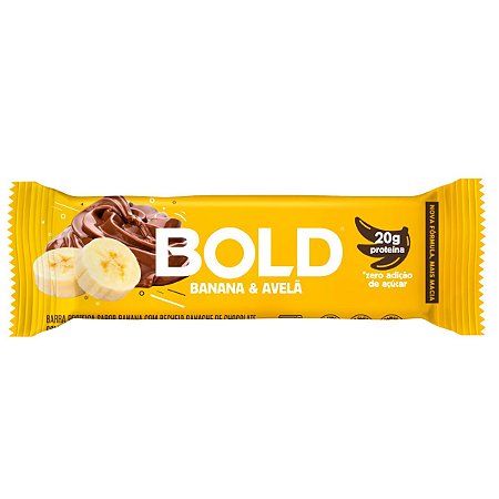 Bold Bar Banana & Avelã 60g - Bold Snacks