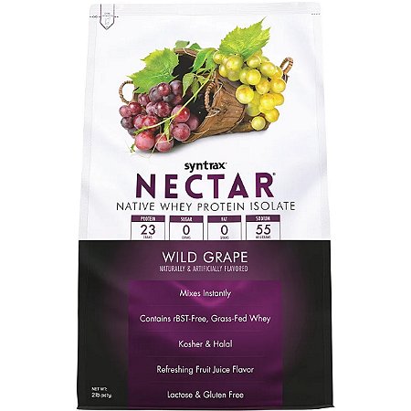 Nectar Whey Protein Isolado Uva 907g - Syntrax