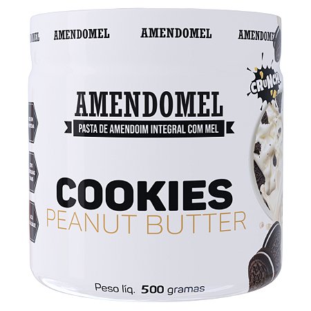 AmendoMel Chocolate Branco Com Cookies 500g - Thiani